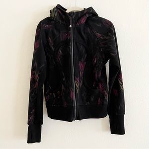 Lululemon Floral Scuba Zip Up